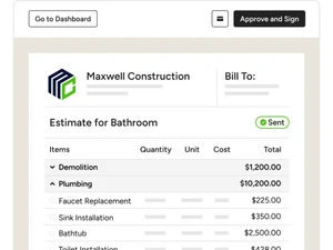 houzz pro software-bills