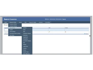 logistics management erp manage