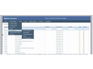 logistics management erp vessel