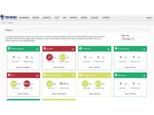 Rhino Fleet Tracking-logbooks