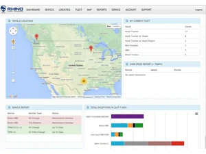 Rhino Fleet Tracking-map