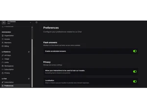 mistral ai-preferences