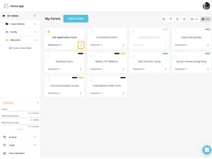 forms app-dashboard