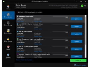 Driver Genius 24 Professional-update