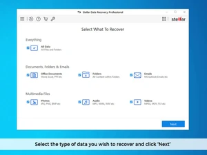 Stellar Data Recovery for Windows Professional