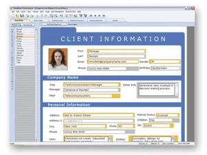 MyDatabase Home and Business-client info