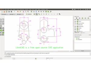 LibreCAD designing solution