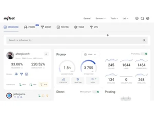 inflact dashboard