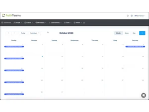 faith teams-calendar