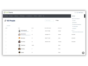 faith teams-dashboard
