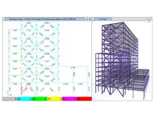 CSI Etabs-elevation view