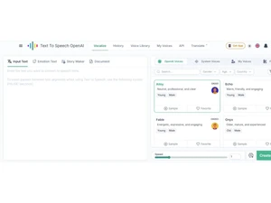 text to speech openai-vocalize