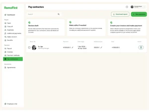 RemoFirst-pay contractors