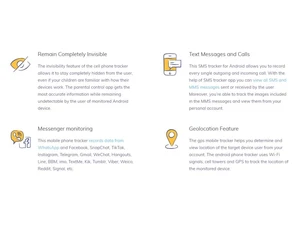 Mobile Tracker - Android Features