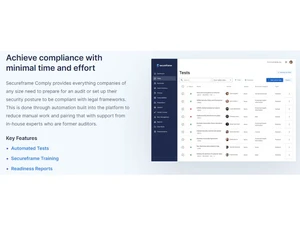 Secureframe Achieve compliance
