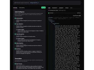 Deepgram-API playground