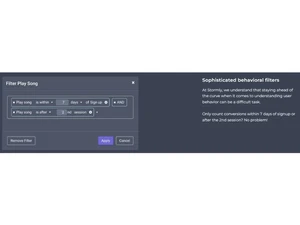 Stormly Behavioral filters