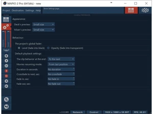 Visution MAPIO-projection