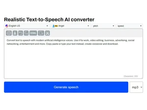 SpeechGen io-dashboard
