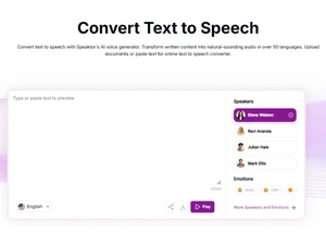 Speaktor-voice generation