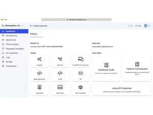 SignalWire-dashboard