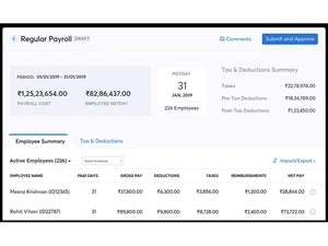 zoho payroll tax