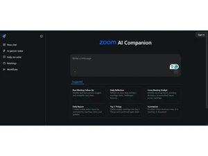 Zoom AI Companion-dashboard