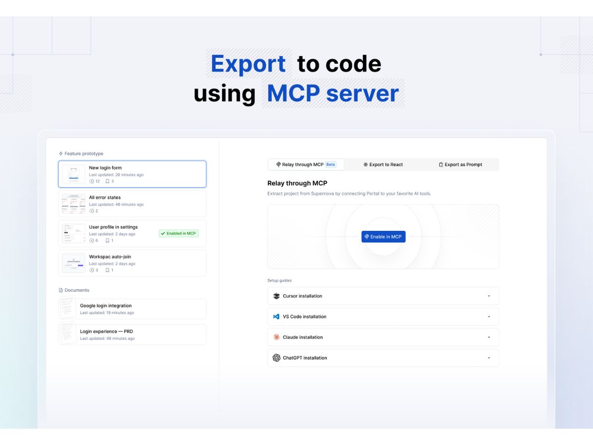 Supernova-MCP server