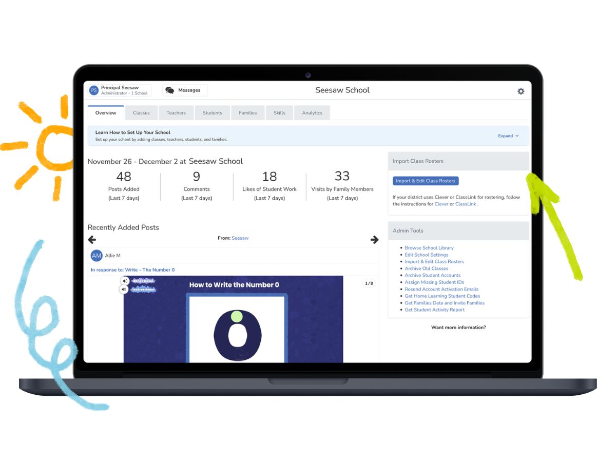 Seesaw-admin tools
