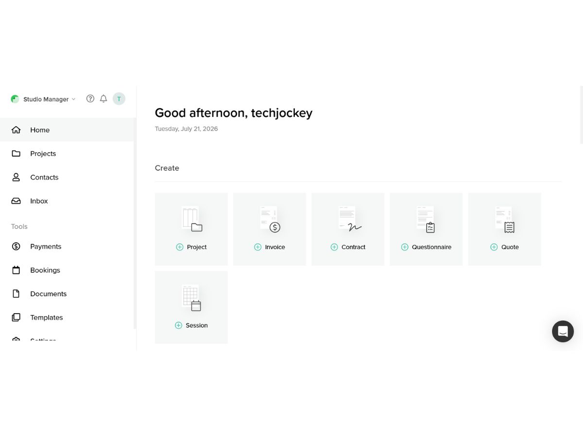 Pixieset-studio manager