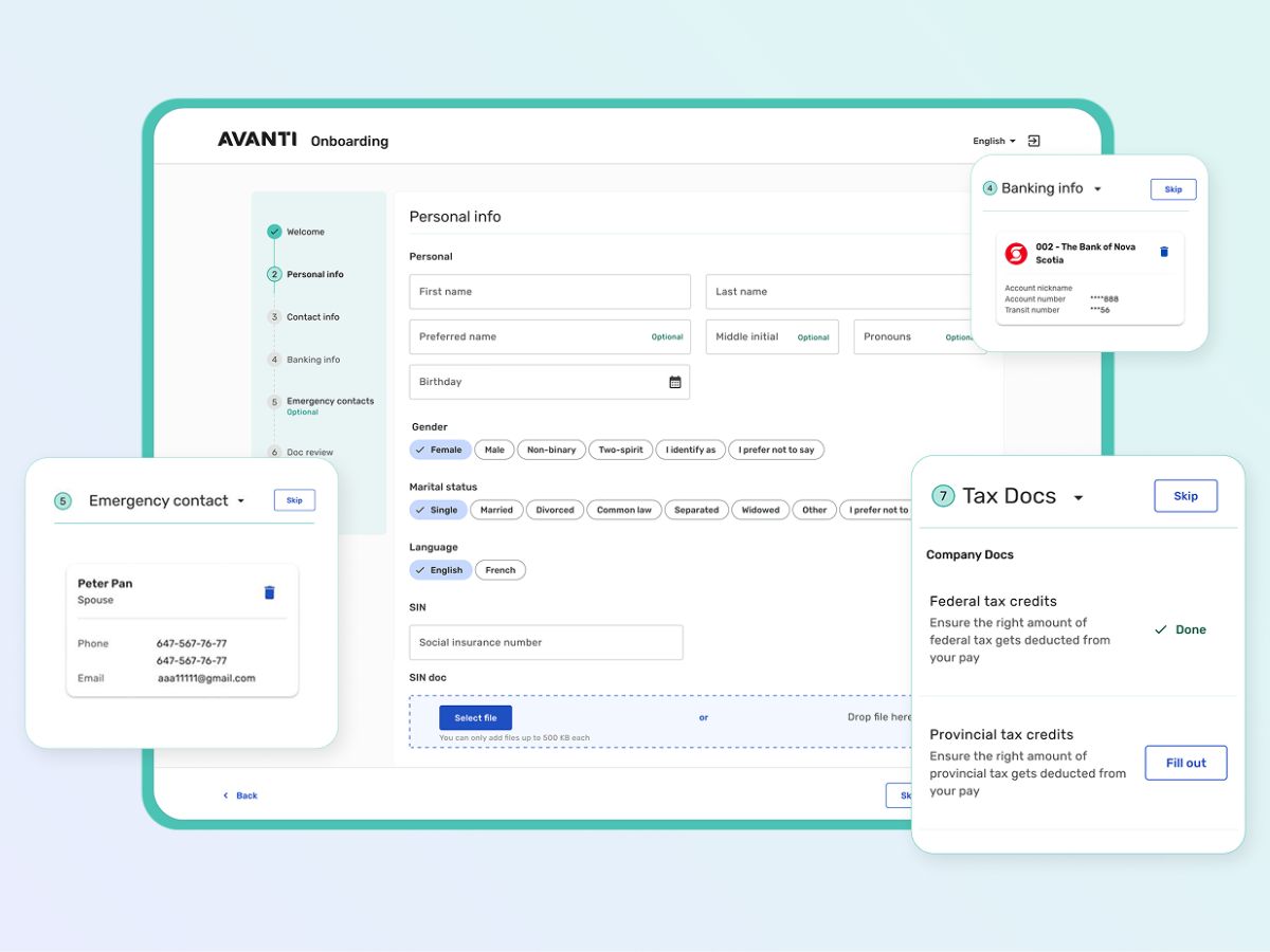 Avanti-onboarding