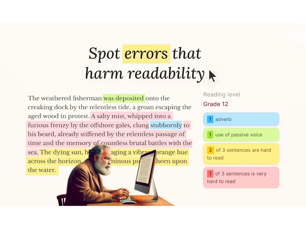 Hemingway Editor-spot error