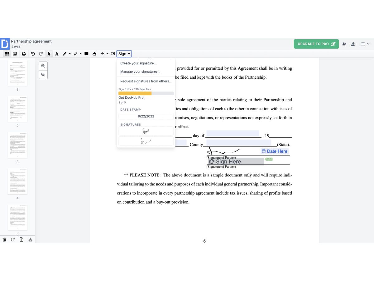 DocHub-signatures