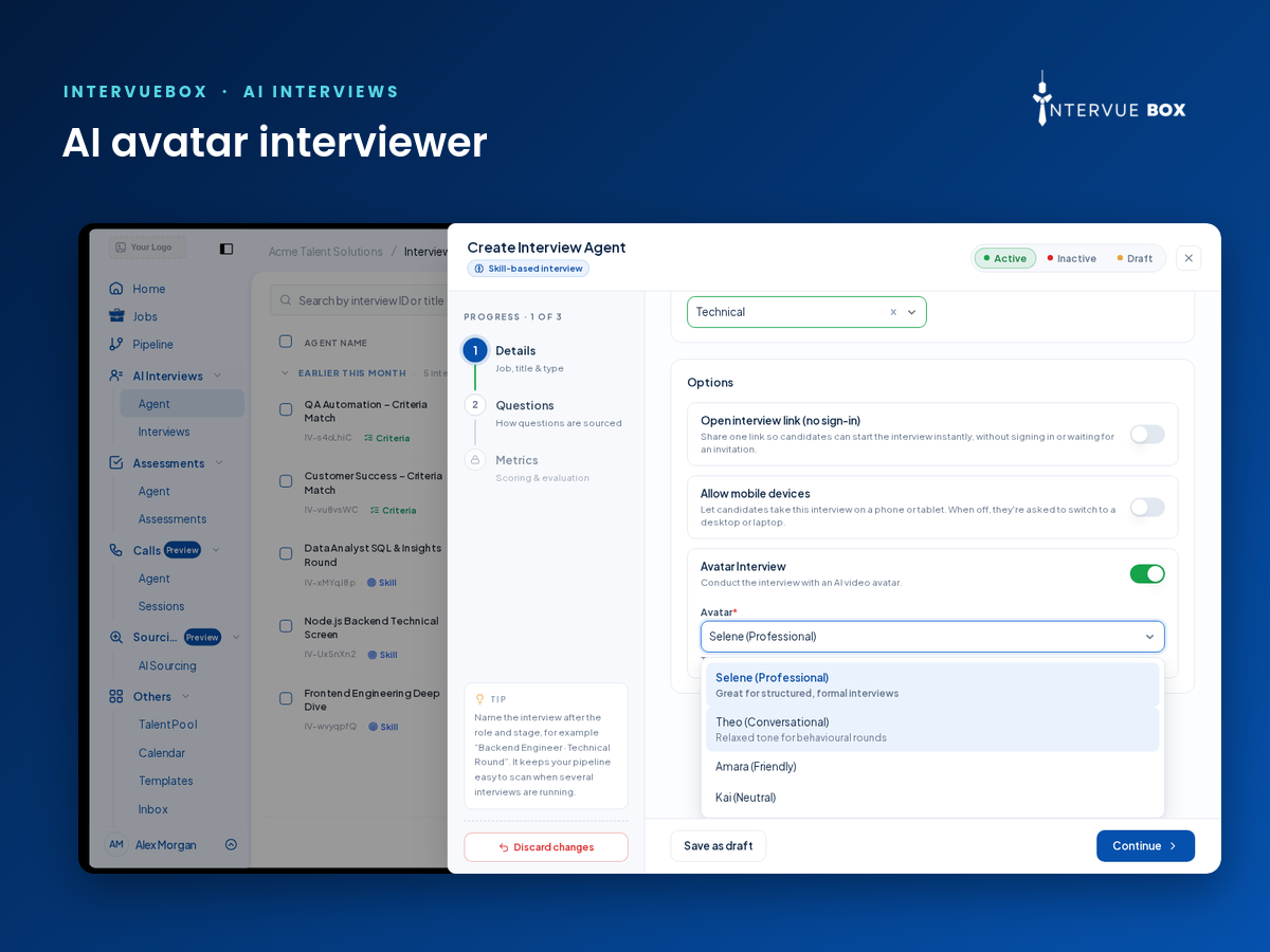 IntervueBox real time interviews