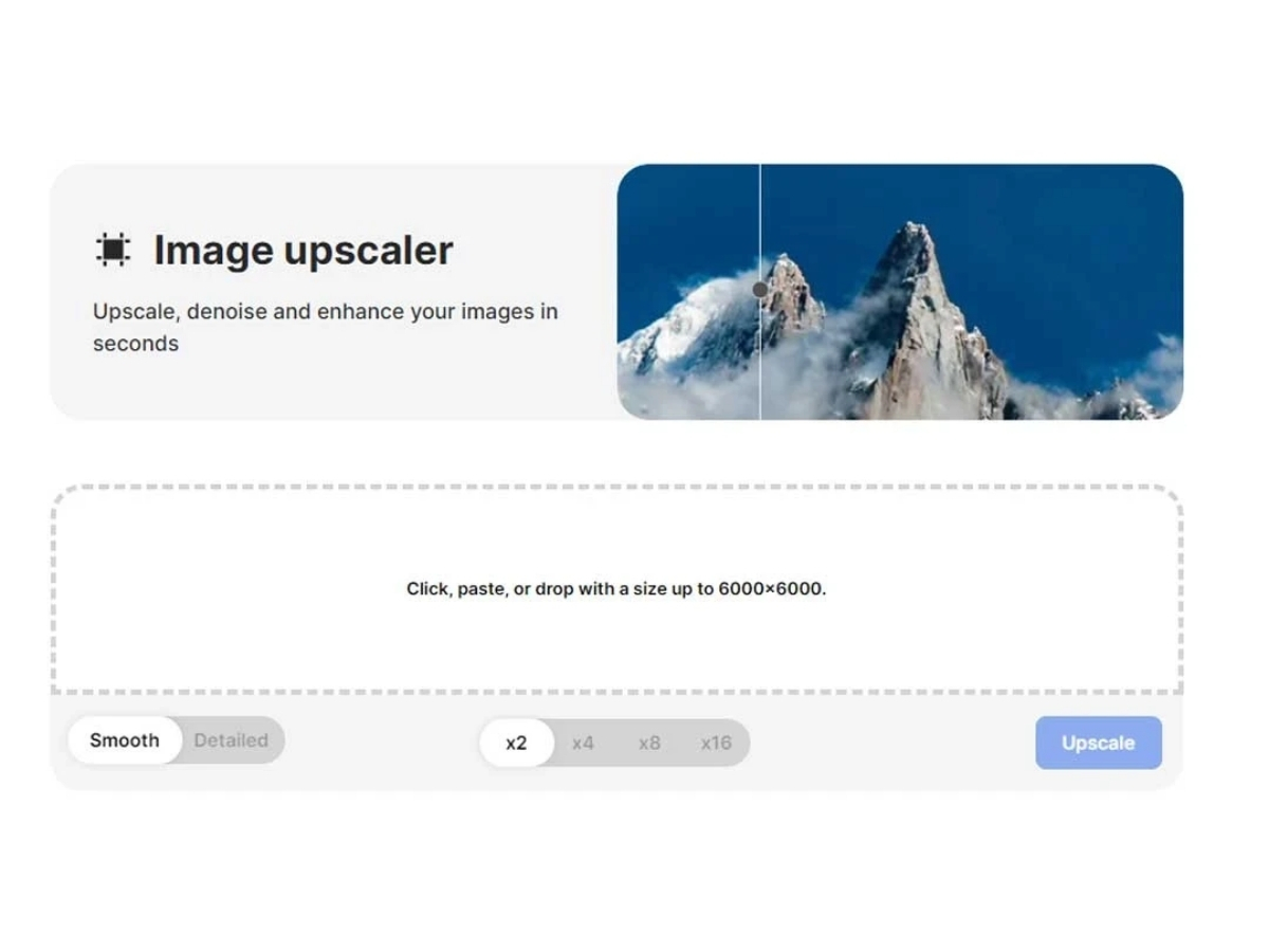ClipDrop-image upscaler