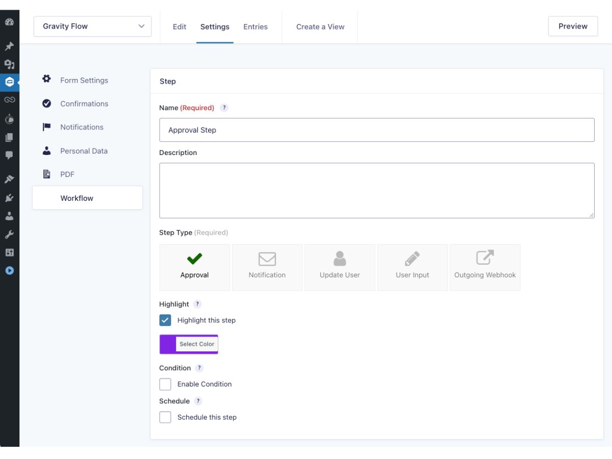 Gravity Flow-notification