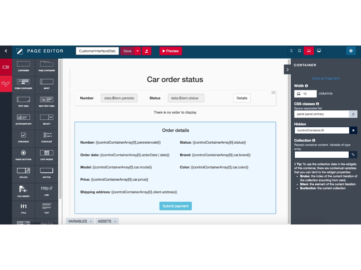 Bonita BPM-UI designer