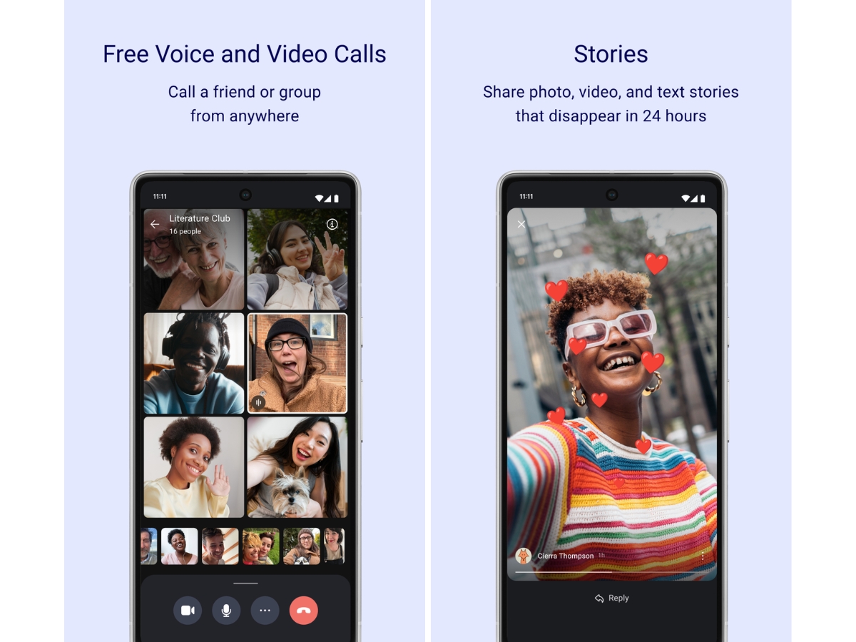 Signal Messaging App-calls