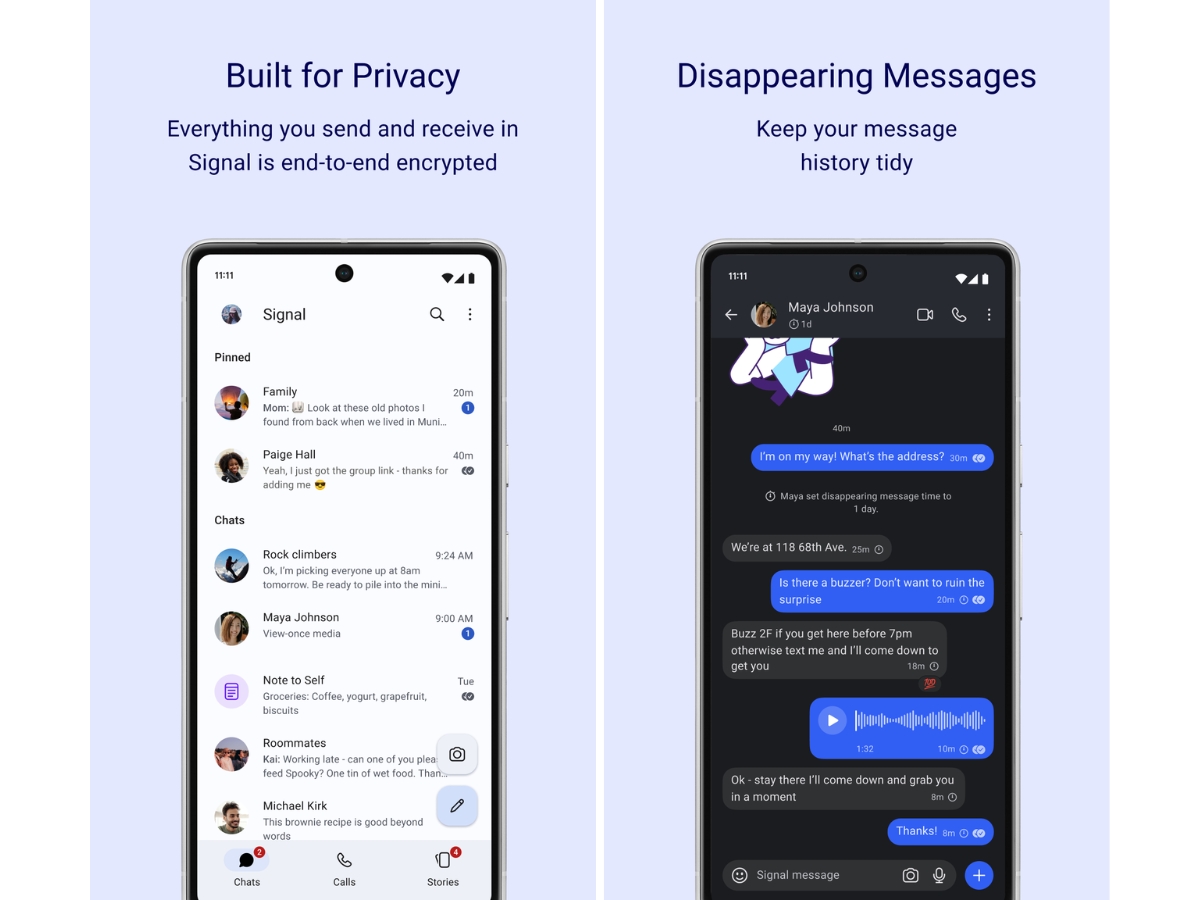 Signal Messaging App-privacy