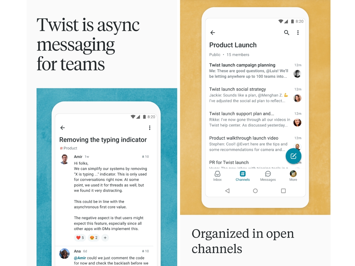 Twist-messaging