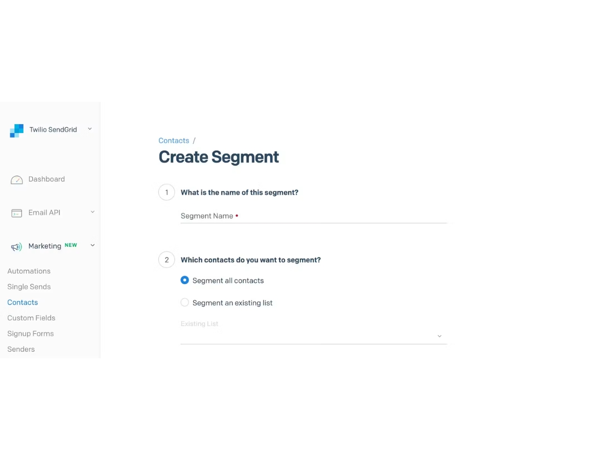 SendGrid-contacts
