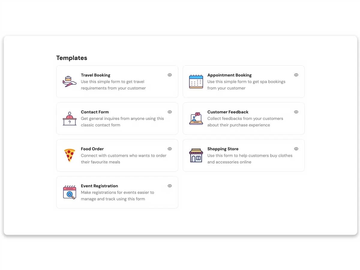 WhatsForm-templates