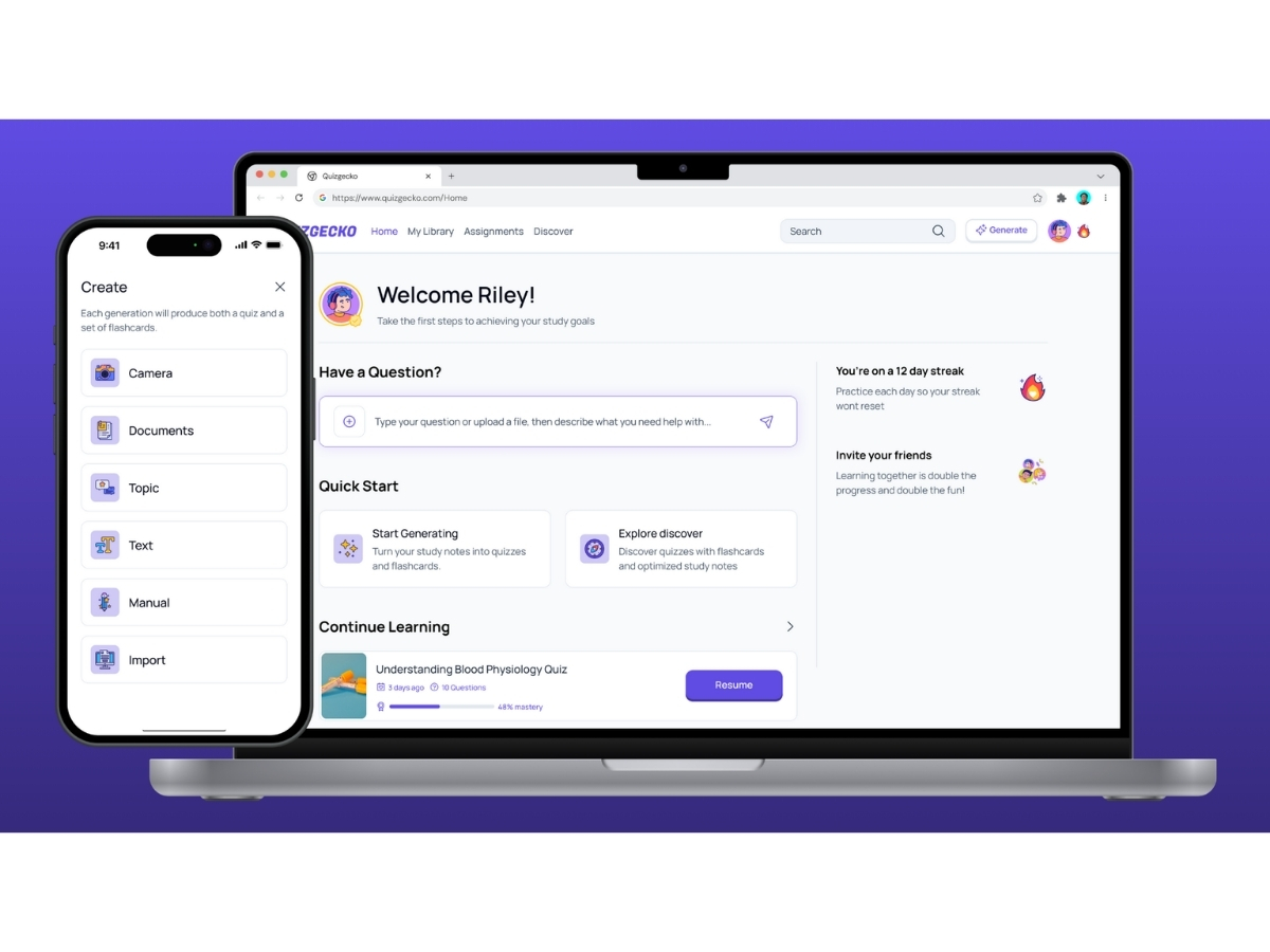Quizgecko-dashboard