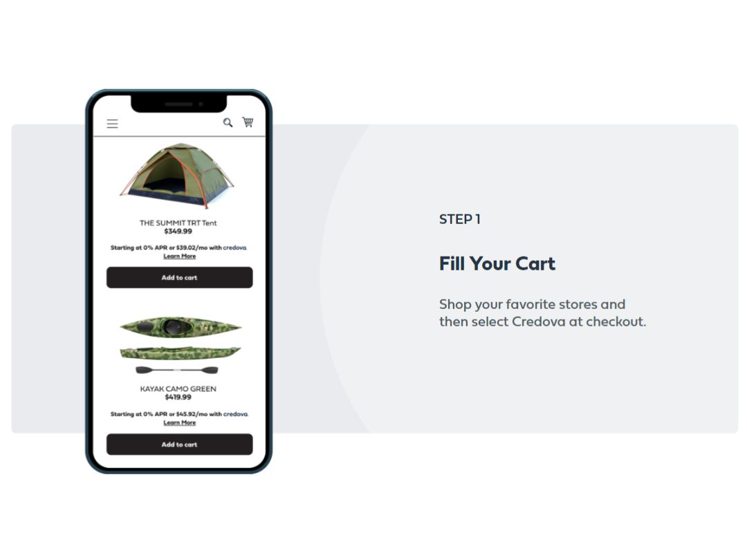 Credova-Fill Your Cart