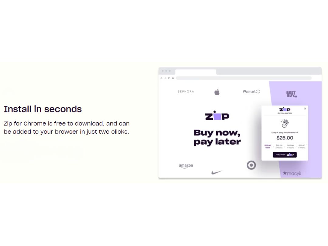 Zip Pay-Install