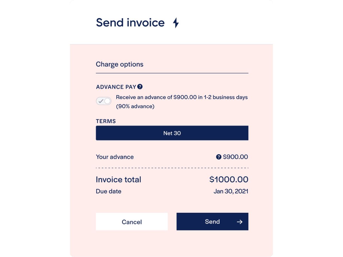 Resolve-send invoice