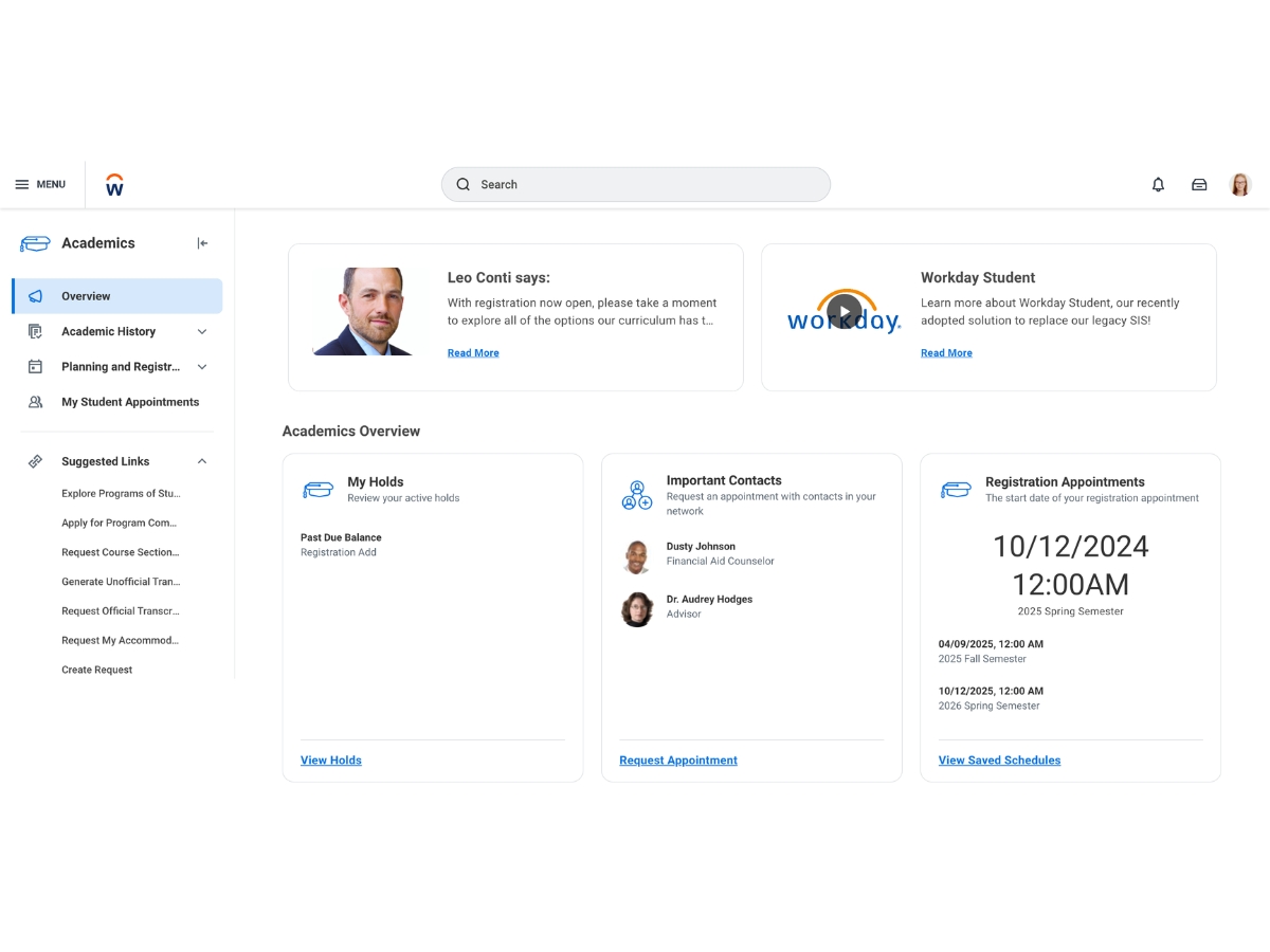 Workday SIS-overview