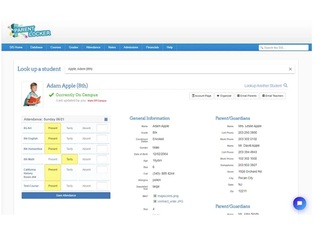 ParentLocker-dashboard