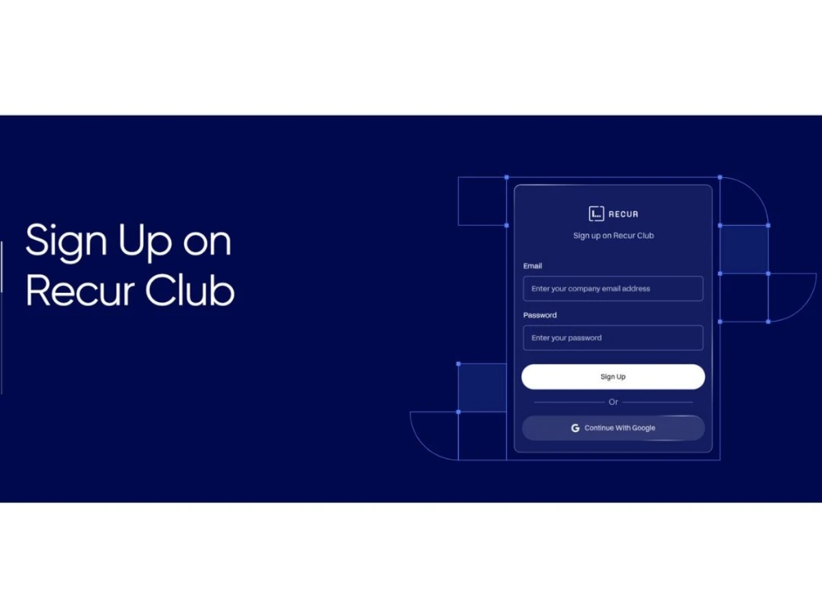 Recur Club-signup