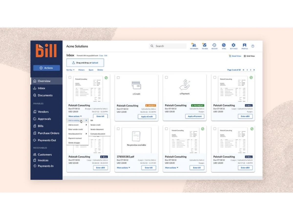 Bill-vendors